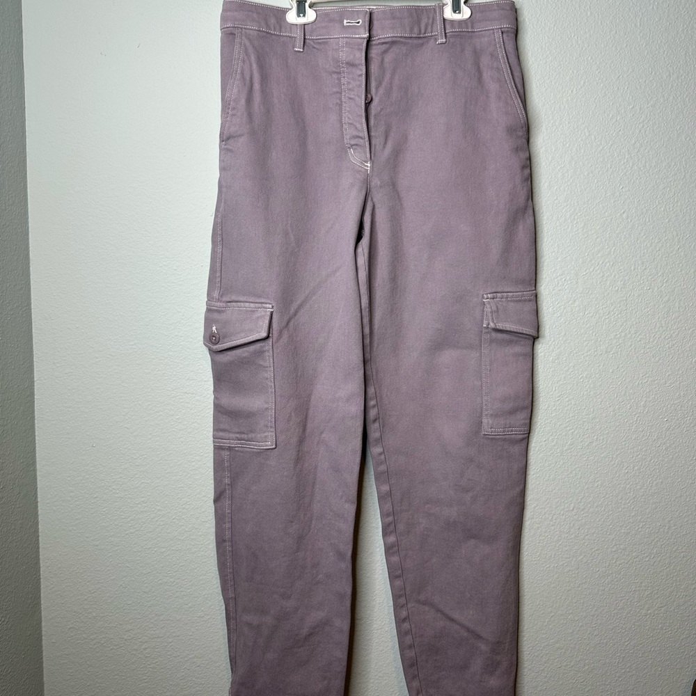Aritzia Lilac Cargo Trousers